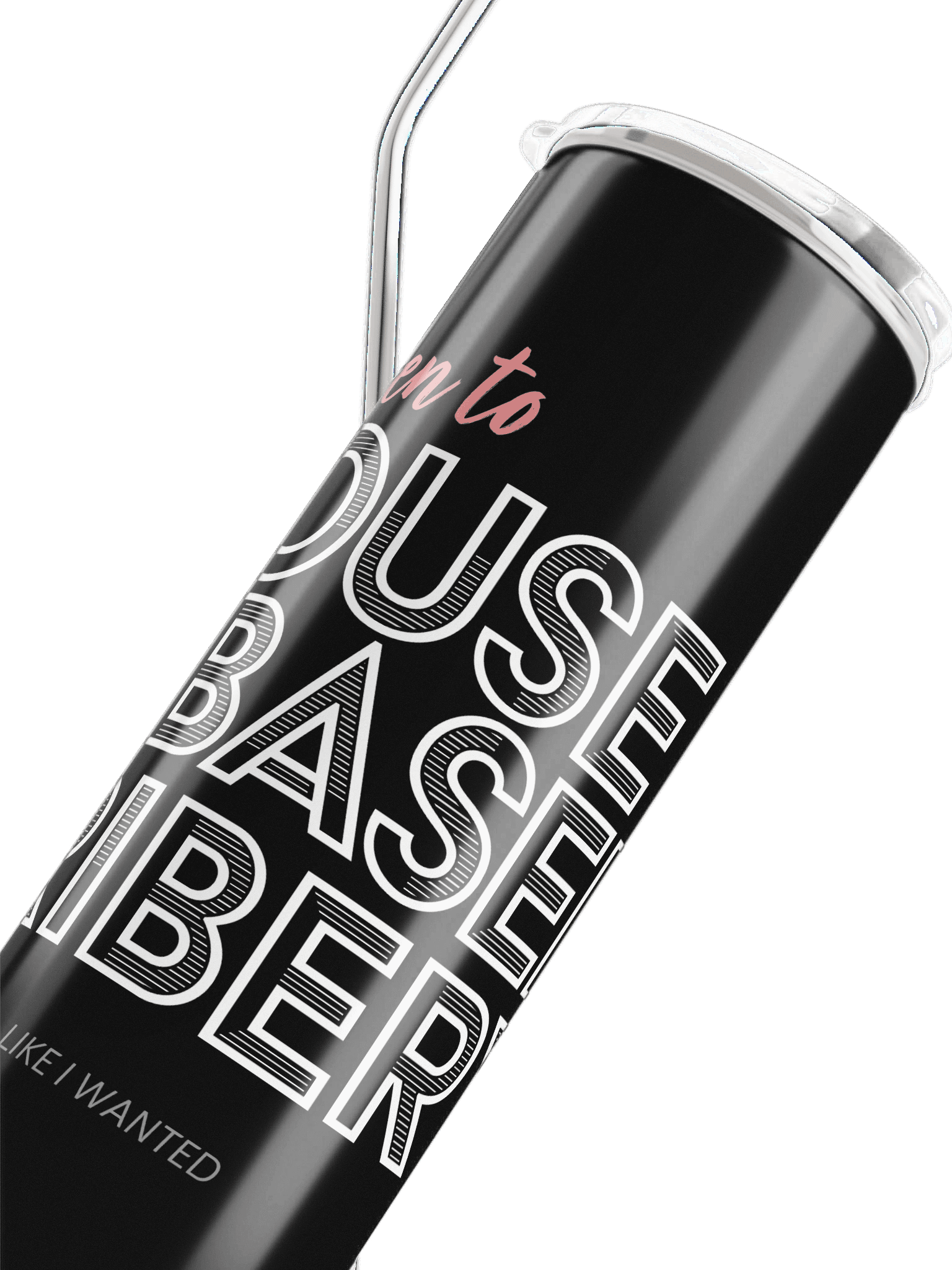 Mouse Based Bribery Stainless Steel Tumbler (Black) product image (4)
