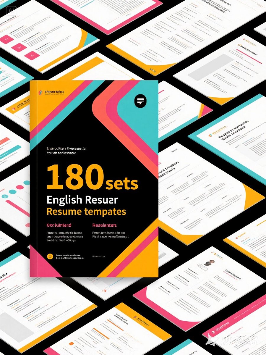 180 sets of English resume templates/英文履歷模板180套 product image (1)