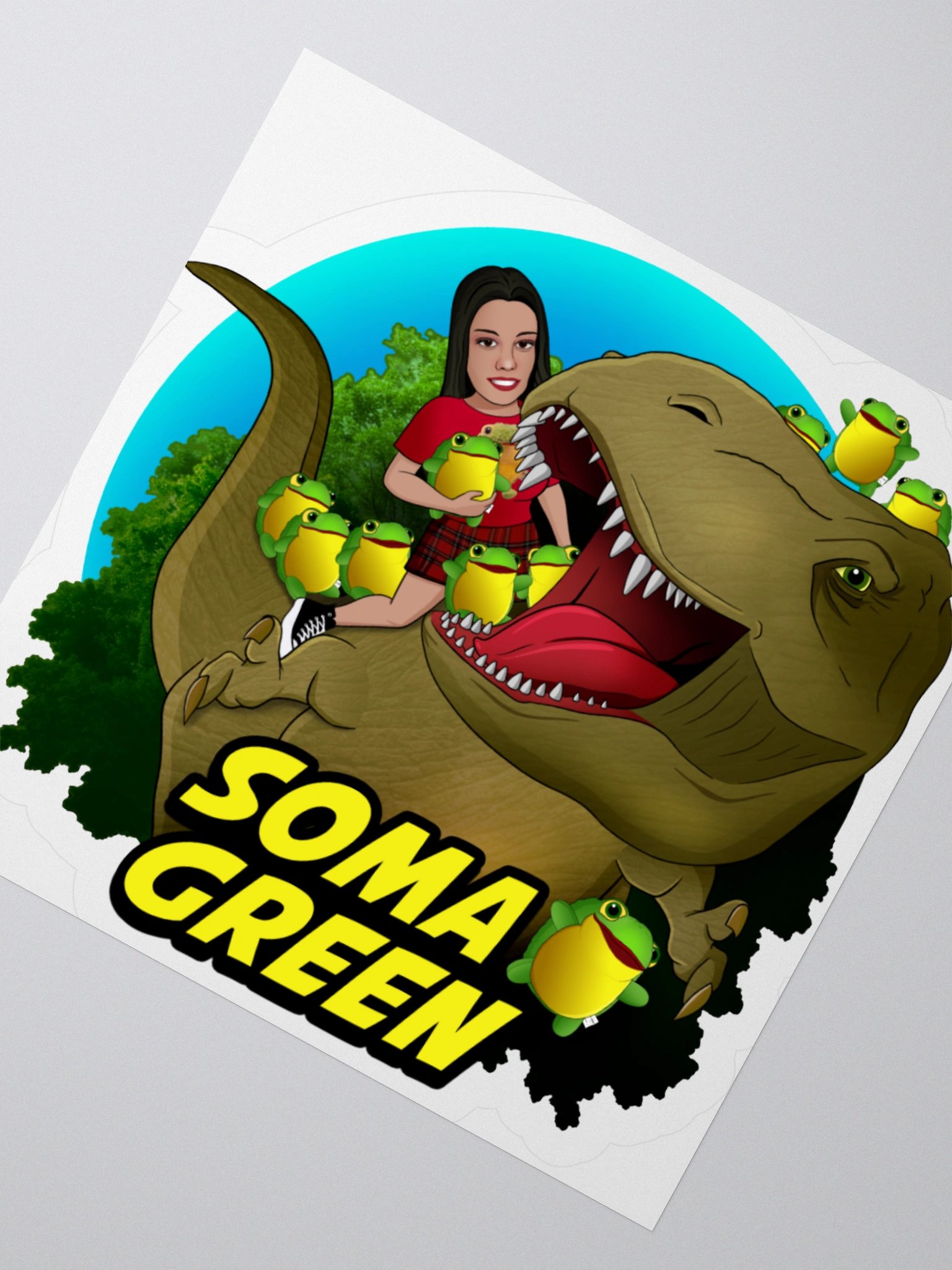 COLLECTORS SOMA T-REX STICKER product image (2)