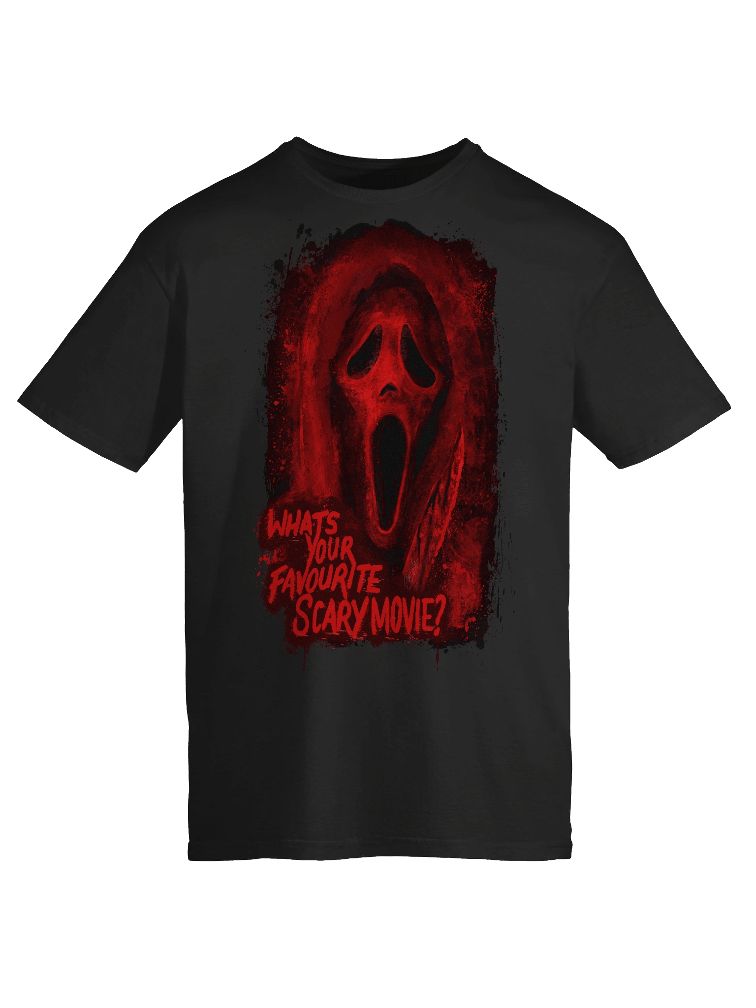 Red Ghost Face Tee product image (86)