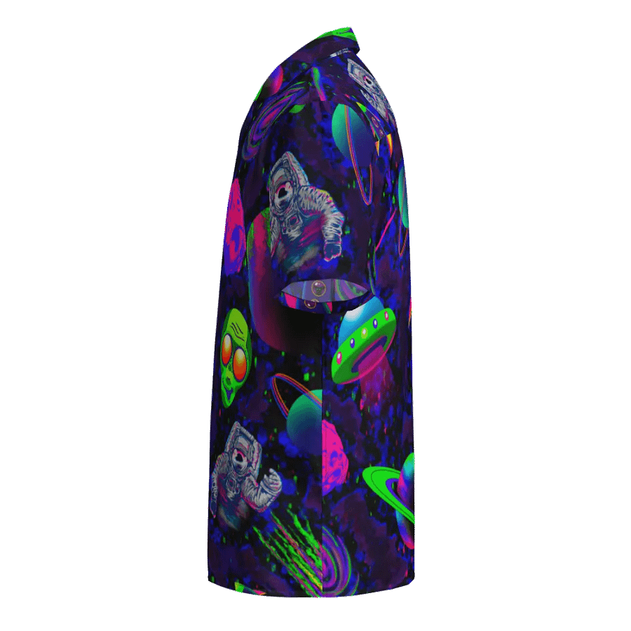 Gamma Galaxy Hawaiian Button up product image (4)