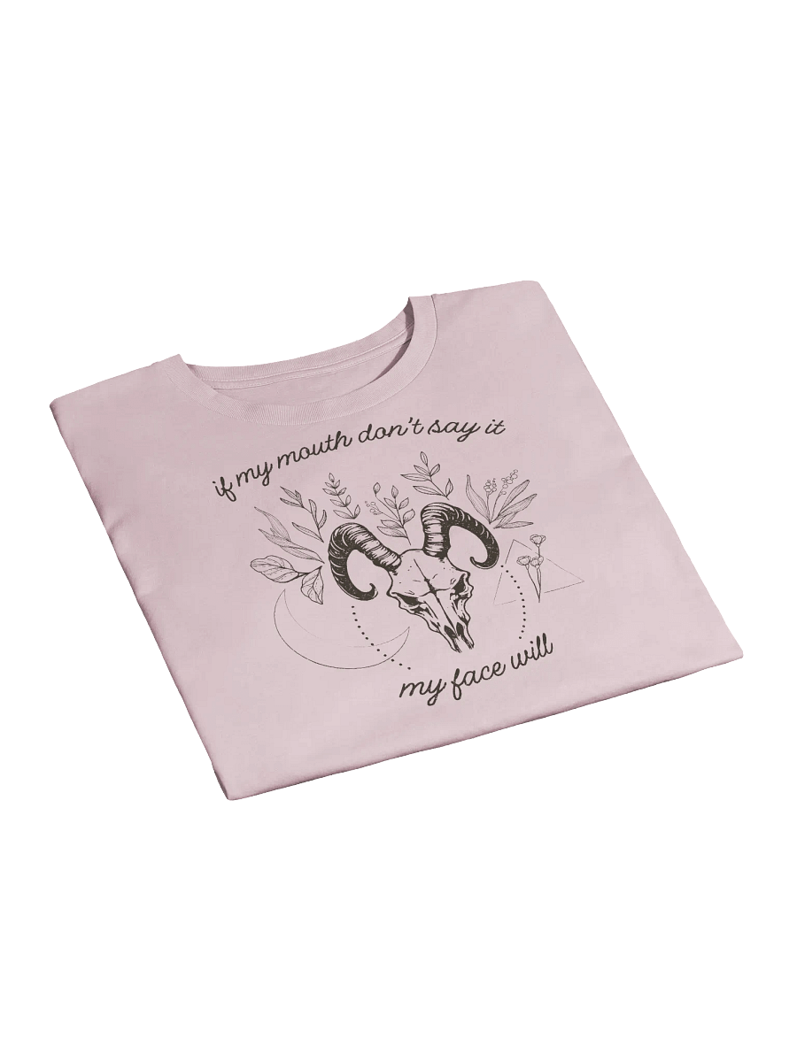 My Face Says it All Ladies Cropped Tee product image (12)