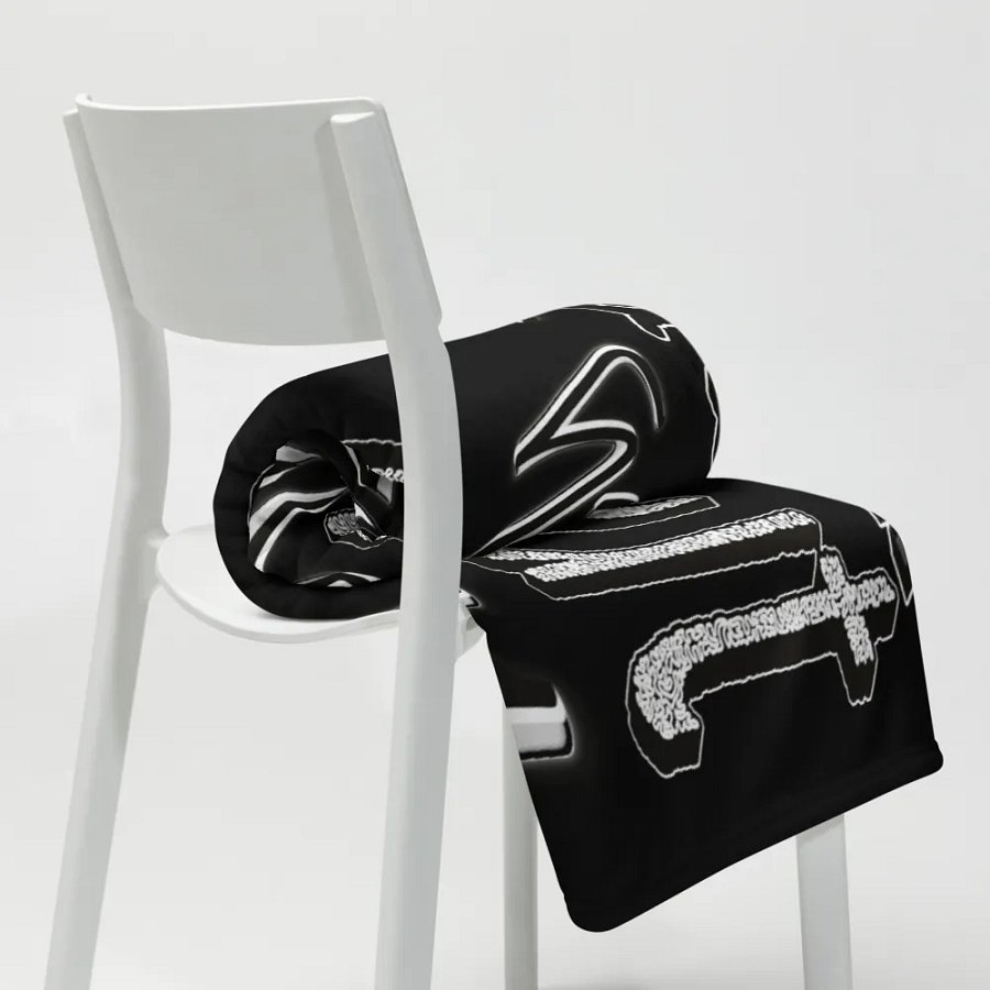 When you feel like quitting think about why you started - Black - Throw Blanket product image (8)
