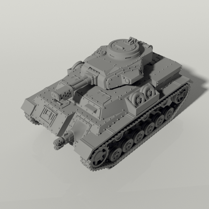 Grim StuG OR Grim Panzer IV Tank STLs product image (3)