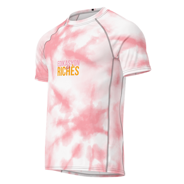 Edikasyon se Richès Men’s Recycled Rash Guard – Protect Your Skin. Represent Your Roots. product image (1)