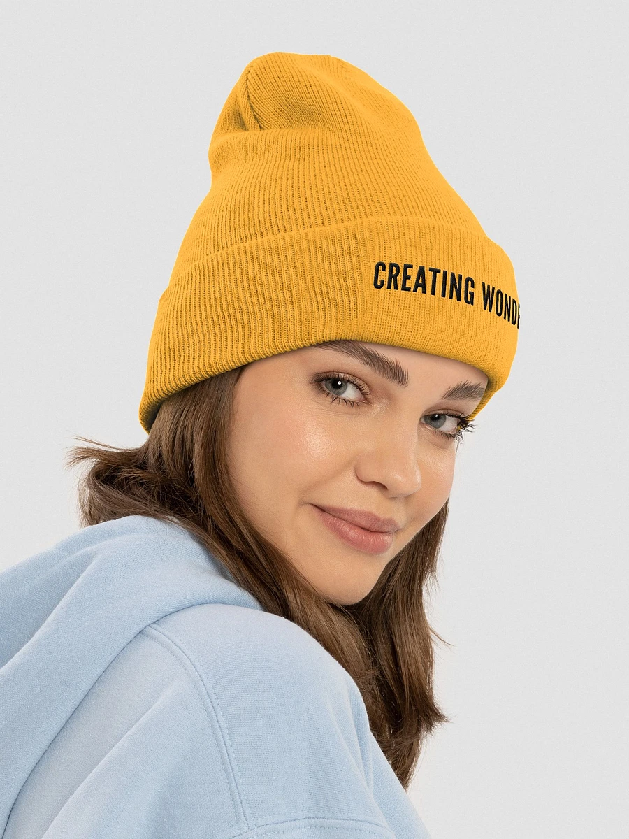Creating Wonders - Gold Beanie product image (4)