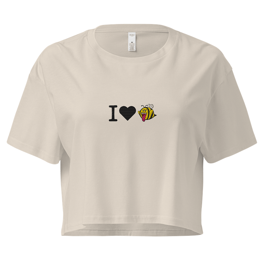 I Love Boo-Bees Embroidered Crop Top product image (1)