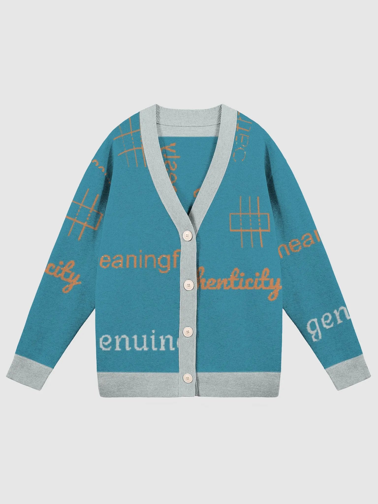 Transparency - Knitted Cardigan Without Pocket product image (1)