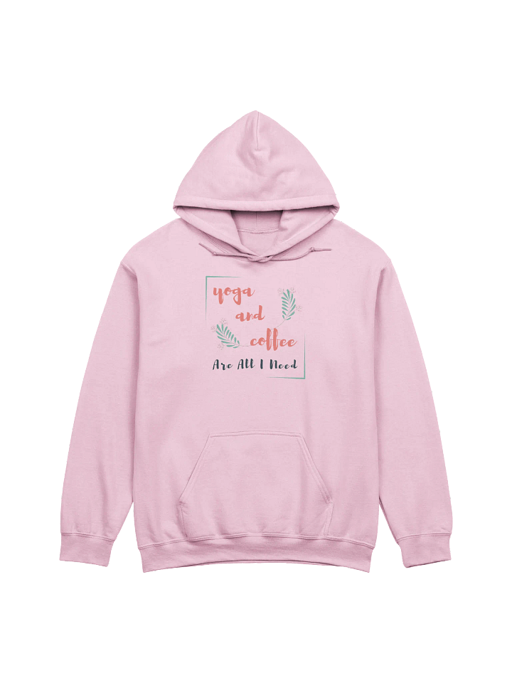 Yoga and Coffee Hoodie - Minimalist Comfort Wear product image (1)