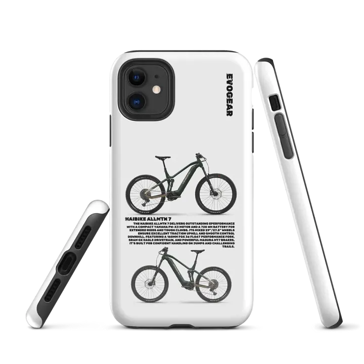 White Haibike AllMTN 7 iPhone Case product image (1)