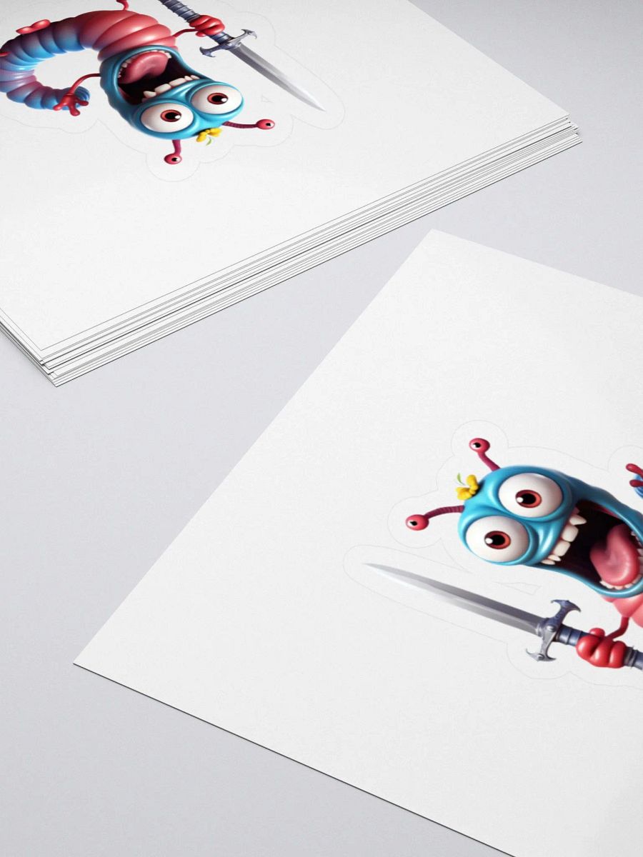 Worm Sticker product image (4)
