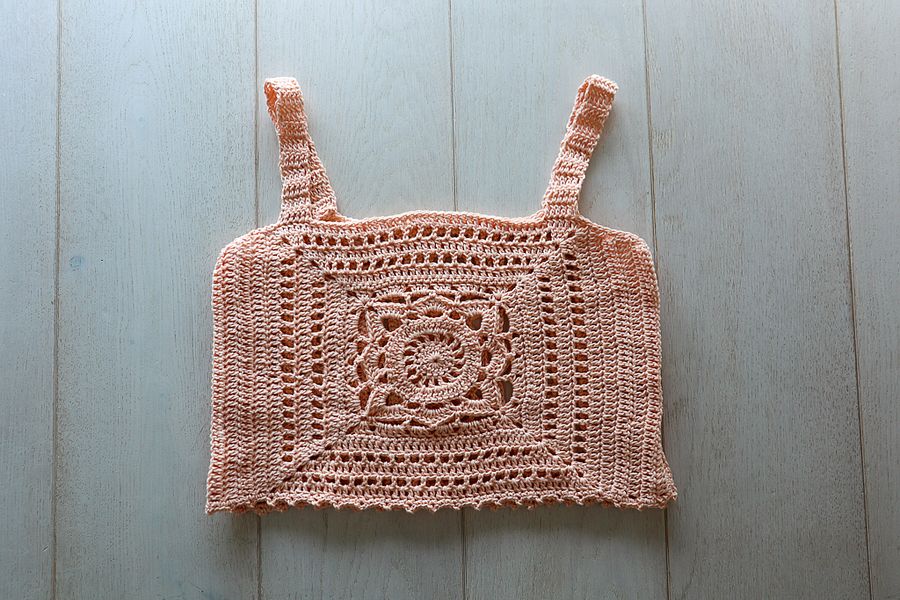Willow Granny Square Tank - Crochet Top Pattern product image (4)
