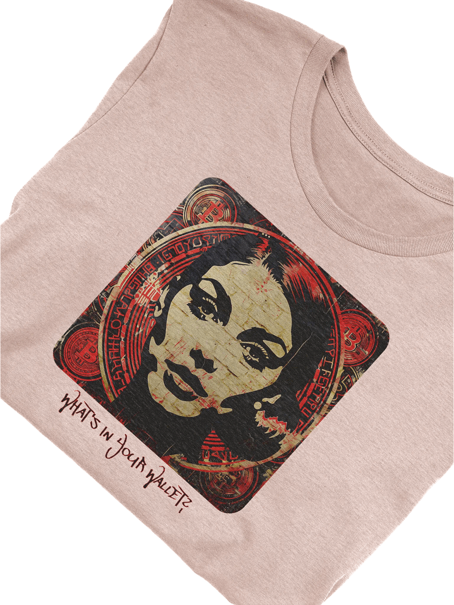 Bitcoin Street Art Portrait T-Shirt product image (6)