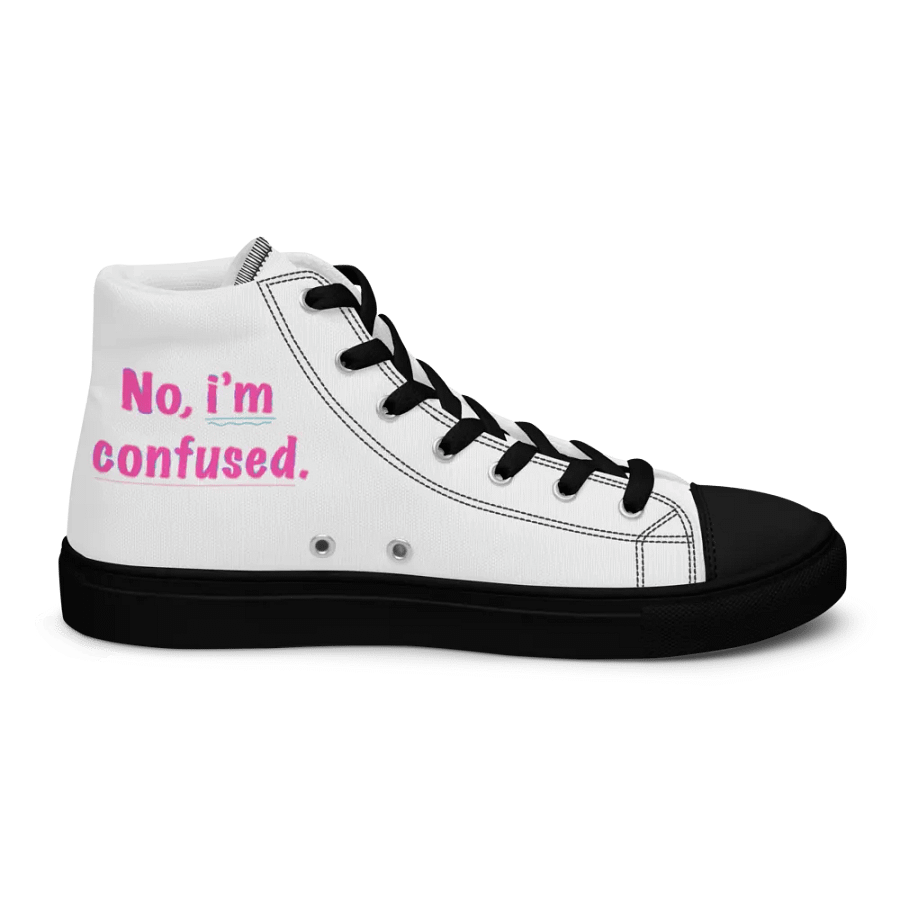 No, I'm Confused Canvas Shoes product image (8)
