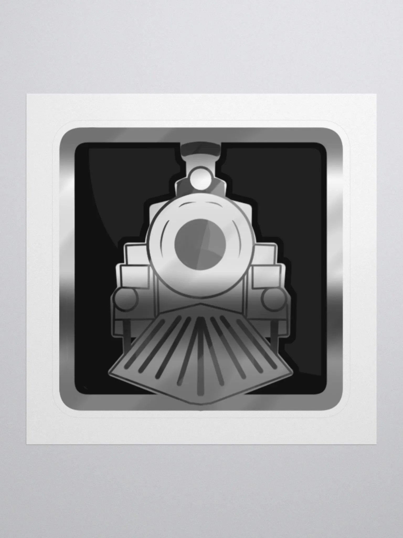 Silver Badge Sticker product image (1)