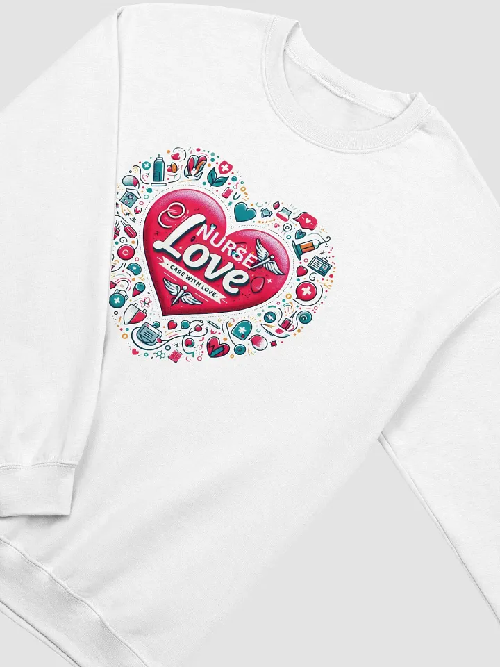 Nurse Love Heartbeat Crewneck product image (9)