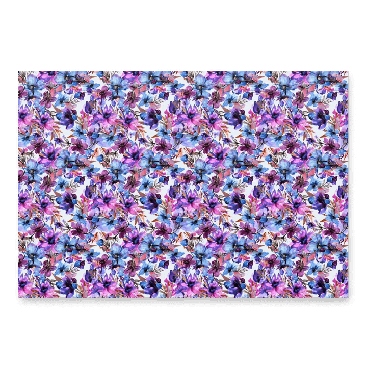 Purple Flowers Paper product image (1)