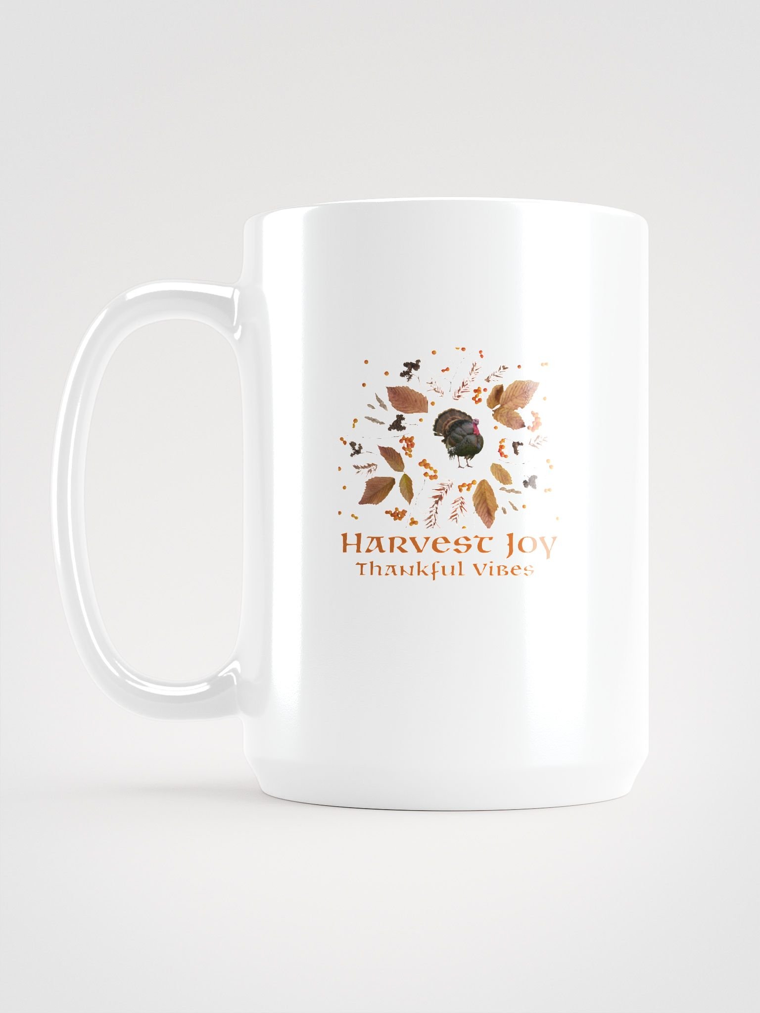 Harvest Joy Thankful Vibes Mug – Fall Warmth product image (1)