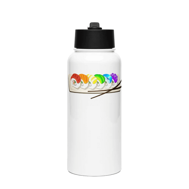 Rainbow Roll Pride Water Bottle product image (1)