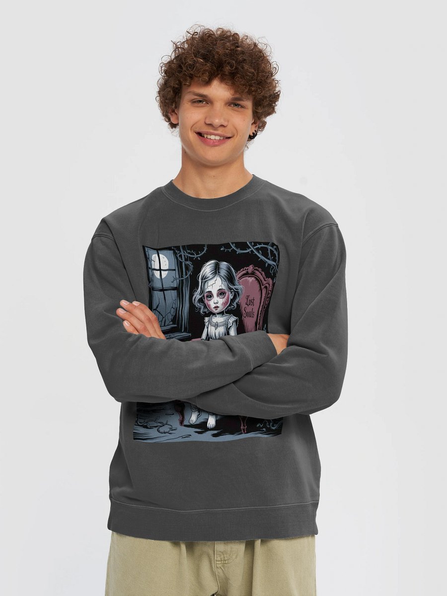 Midnight Veil Designs 'Lost Souls' Unisex Pigment Dyed Sweatshirt product image (3)