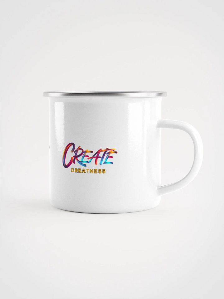 Create Greatness Vibes Enamel Mug product image (1)