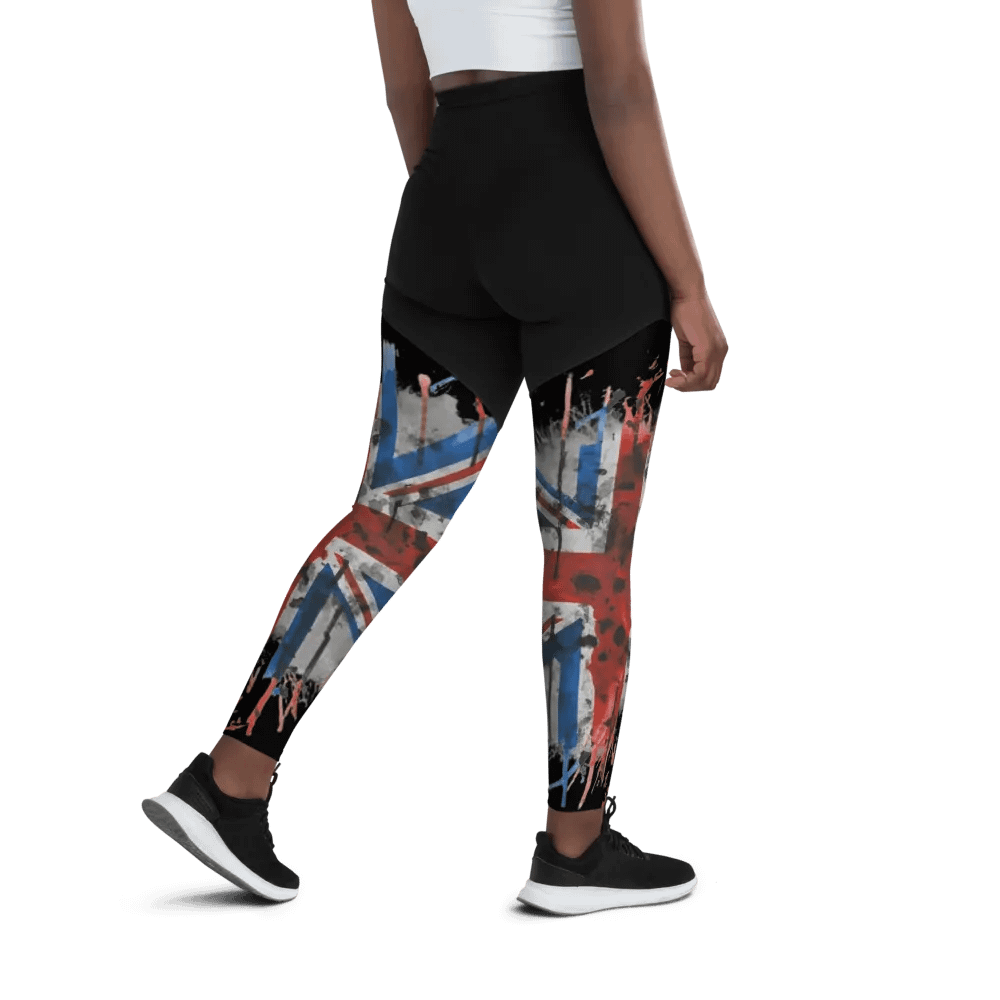 Urban Graffiti Union Jack Split leggings product image (12)