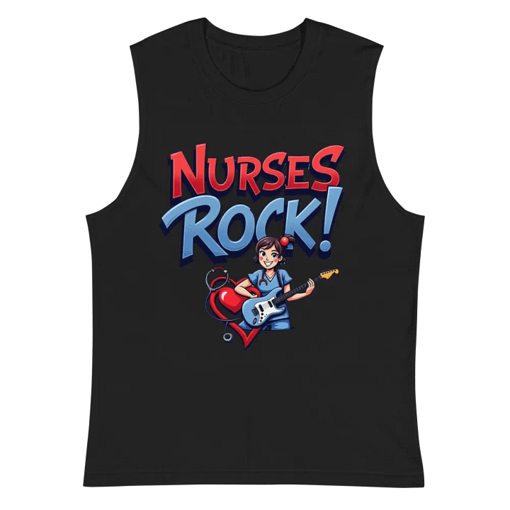 Rockstar Nurse Muscle Tank product image (3)
