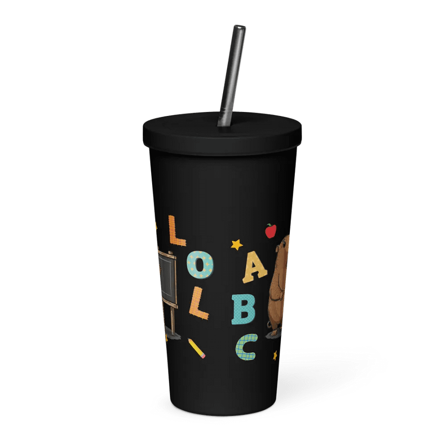 Back To School Capybara Gift For A Teacher - Insulated Coffee Tumbler product image (3)