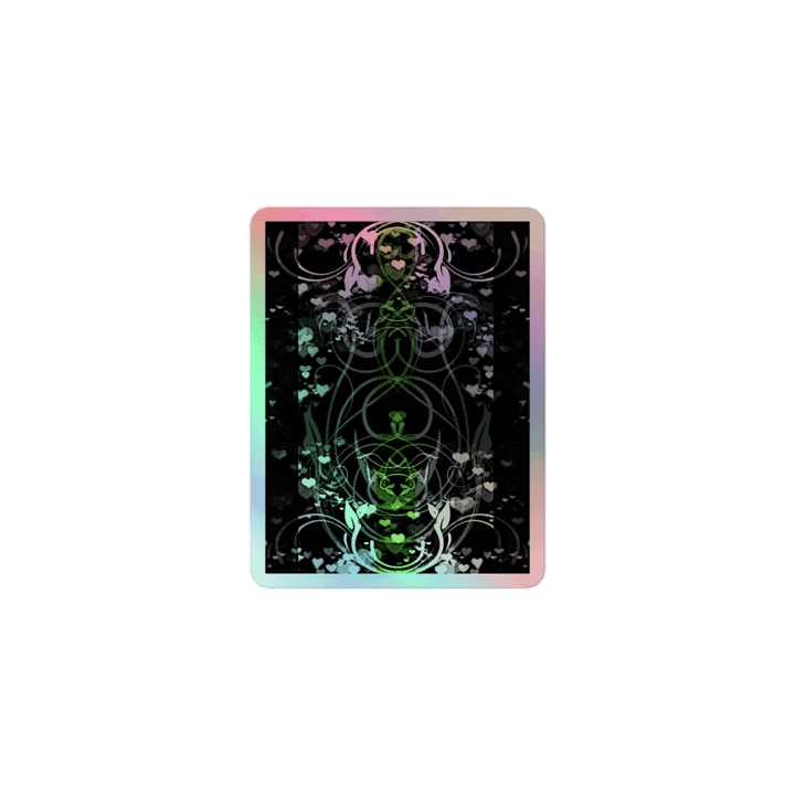 Agender Flag Sticker (Flourish Variation) product image (1)