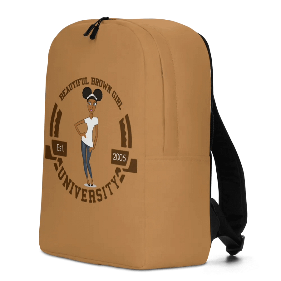 Beautiful Brown Girl University Backpack product image (5)