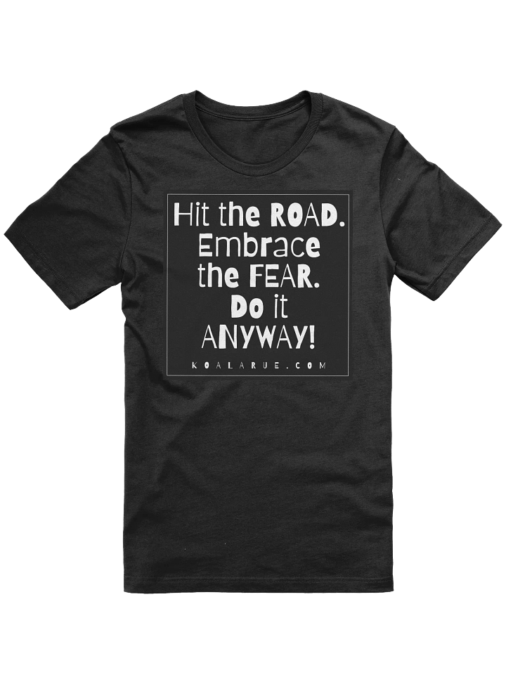 EMBRACE THE FEAR • BLACK T-SHIRT product image (2)