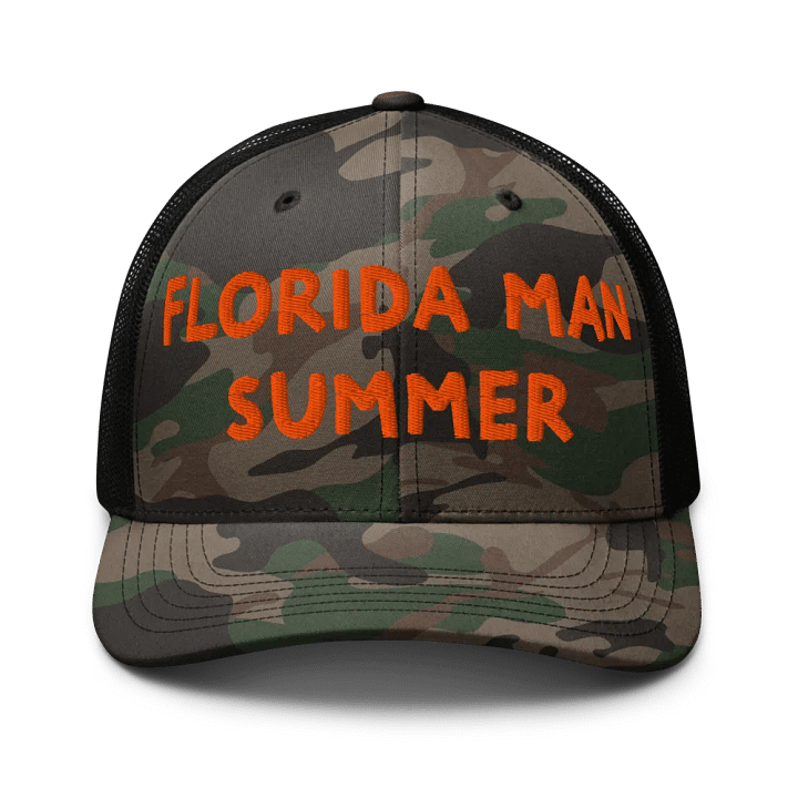 Florida Man Summer Trucker Hat product image (1)