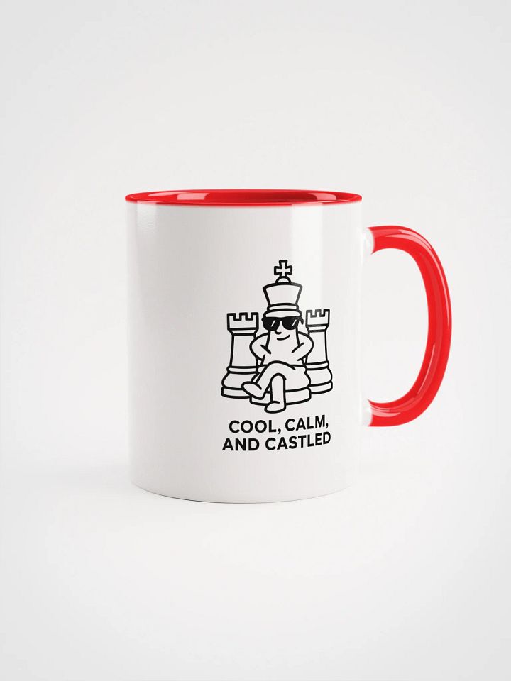Cool, Calm, and Castled - Ceramic Mug with Color Inside product image (1)