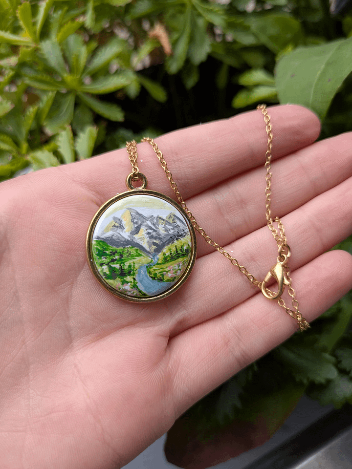 Tatra Mountainscape - Pendant Necklace product image (1)