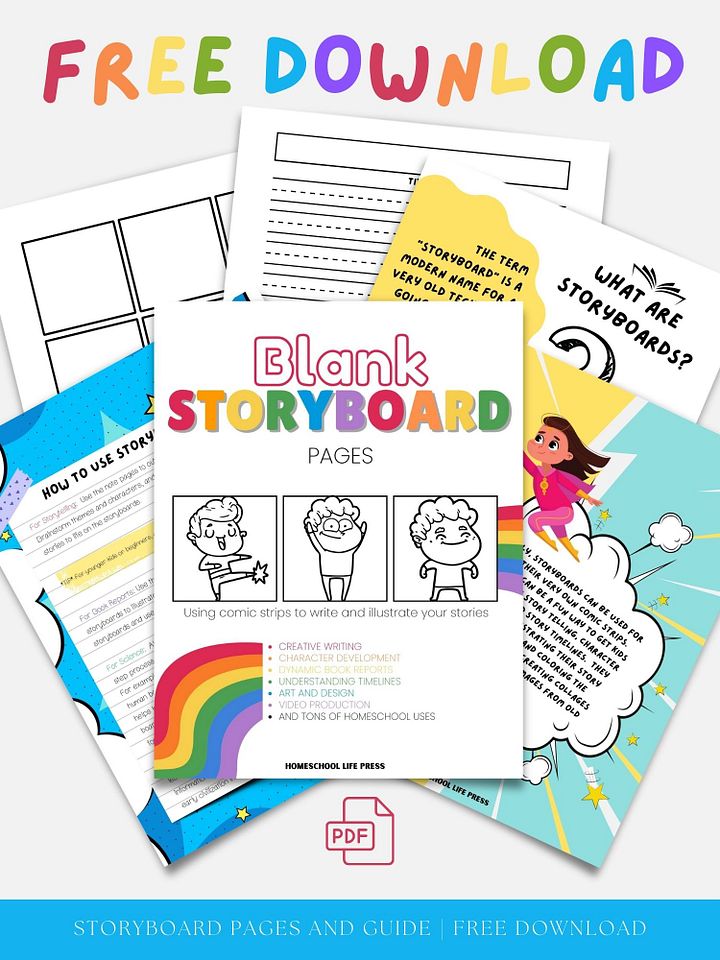 Storyboard Kit Free Printable product image (1)