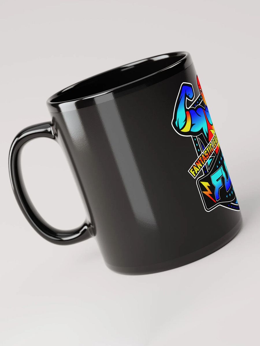 FLOW Black coffee mug product image (5)