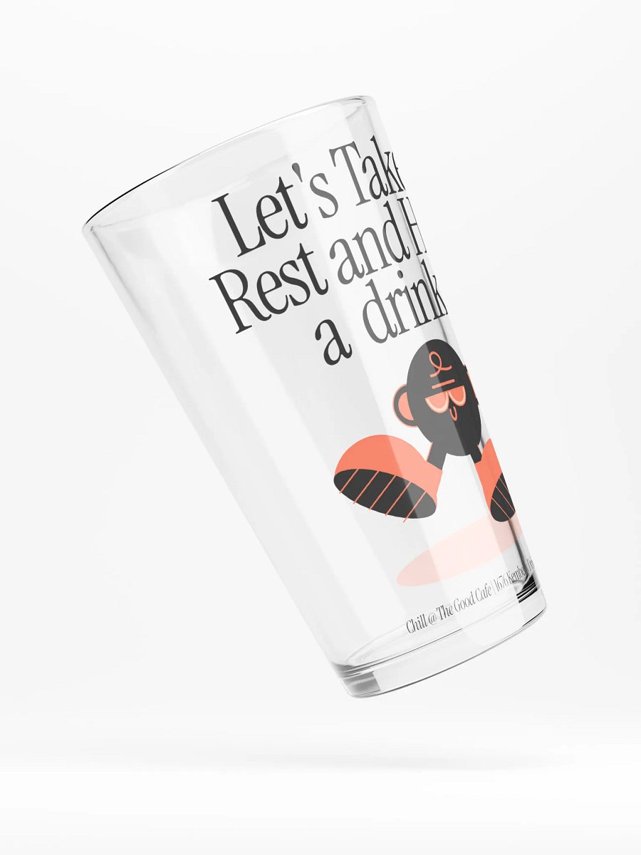 Rest & Refresh Shaker Pint Glass product image (4)