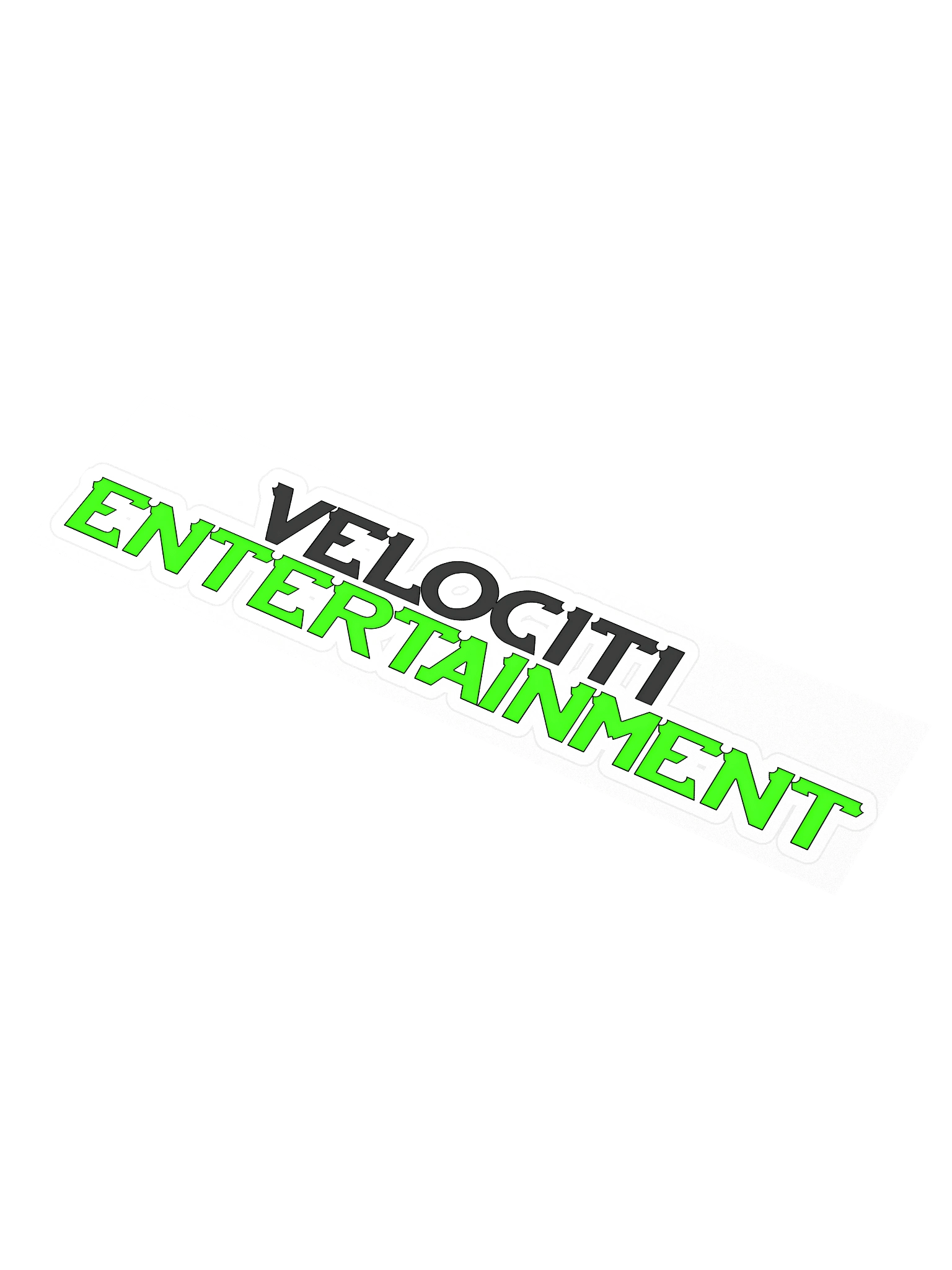 Kiss Cut Sticker Velociti Entertainment product image (1)