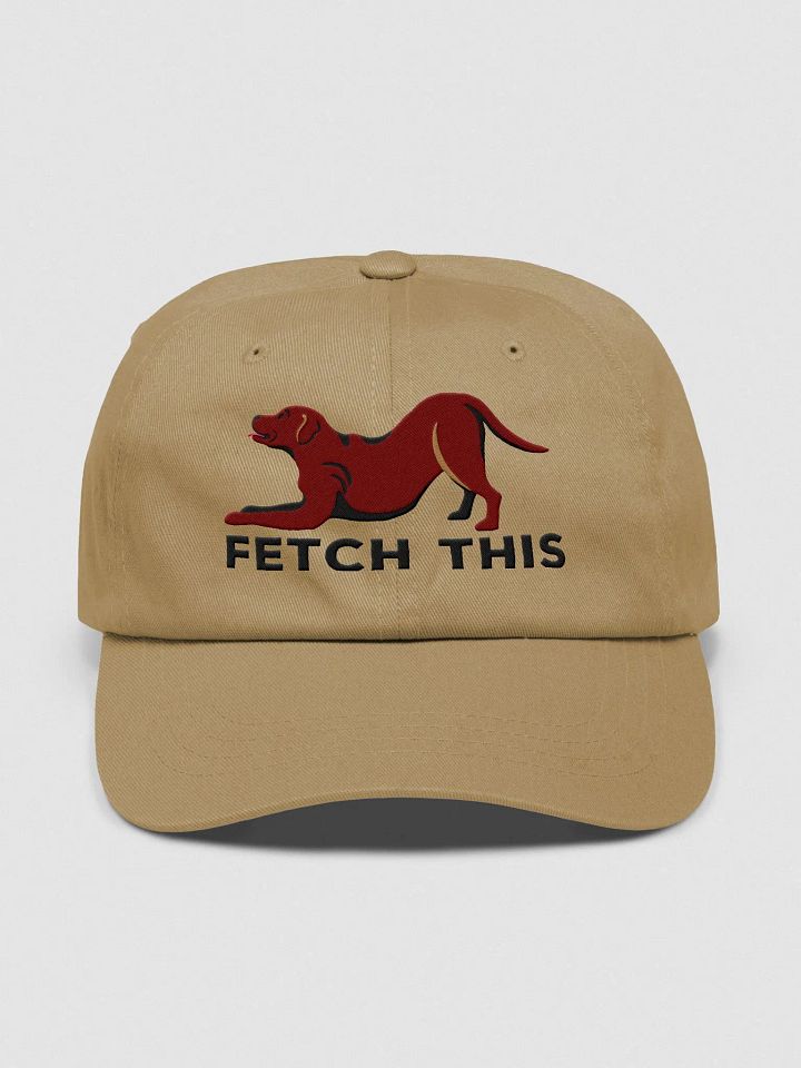 Fetch This Classic Dad Hat(Embroidered) of a Labrador Retriever(Chocolate) product image (1)