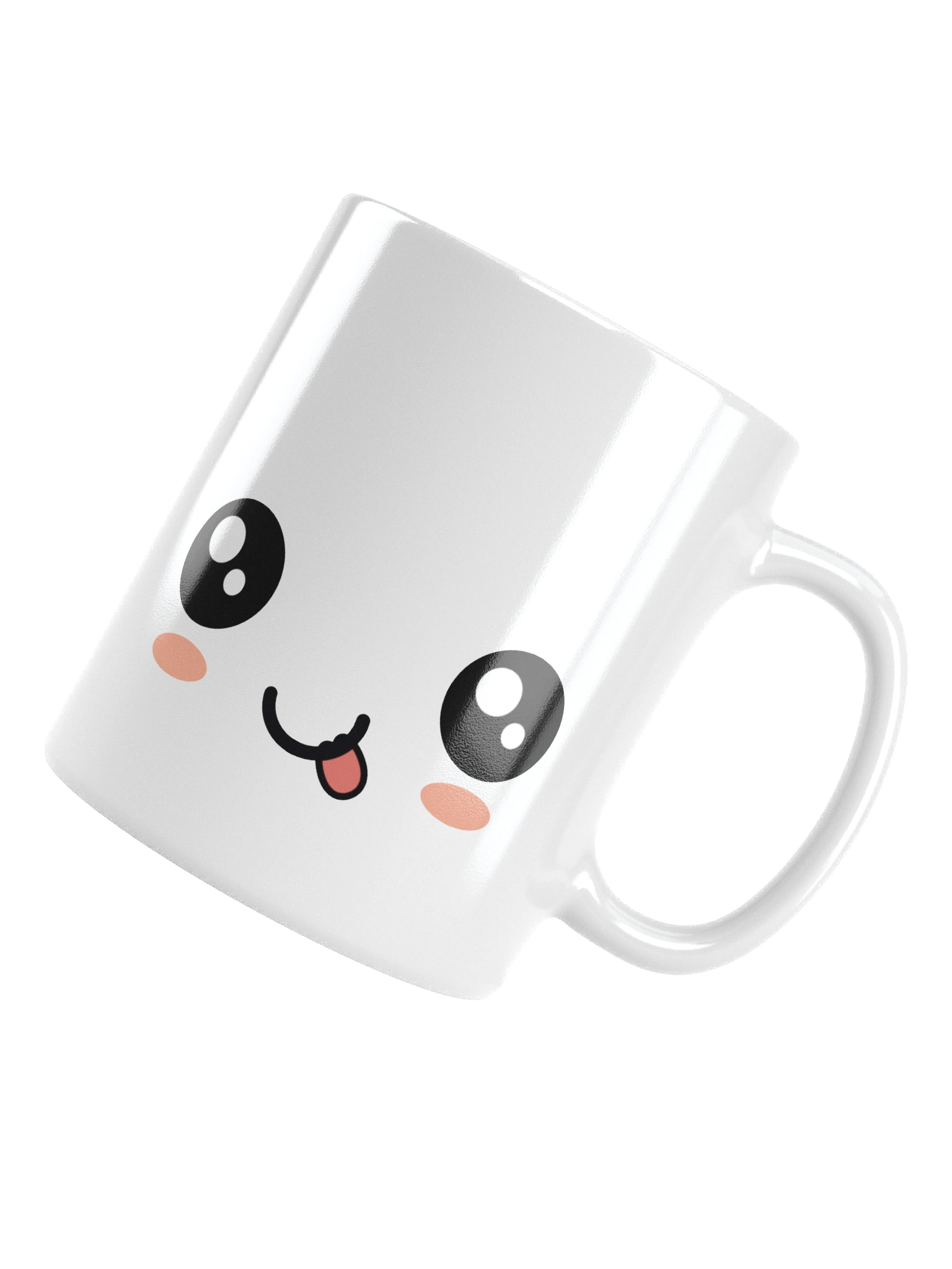Kawaii Smile Mug – Cute and Funny Face Coffee Cup, Adorable Gift Idea product image (5)