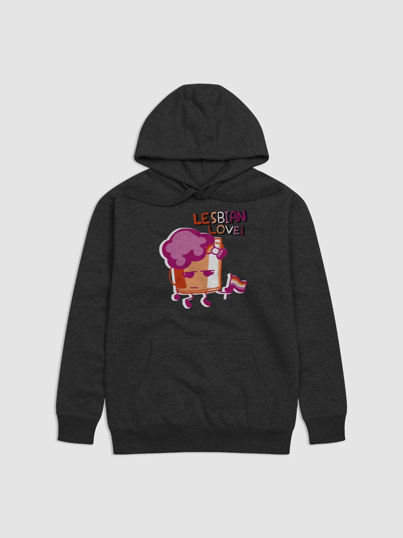Paint Bucket Lesbian Love Unisex Hoodie product image (2)