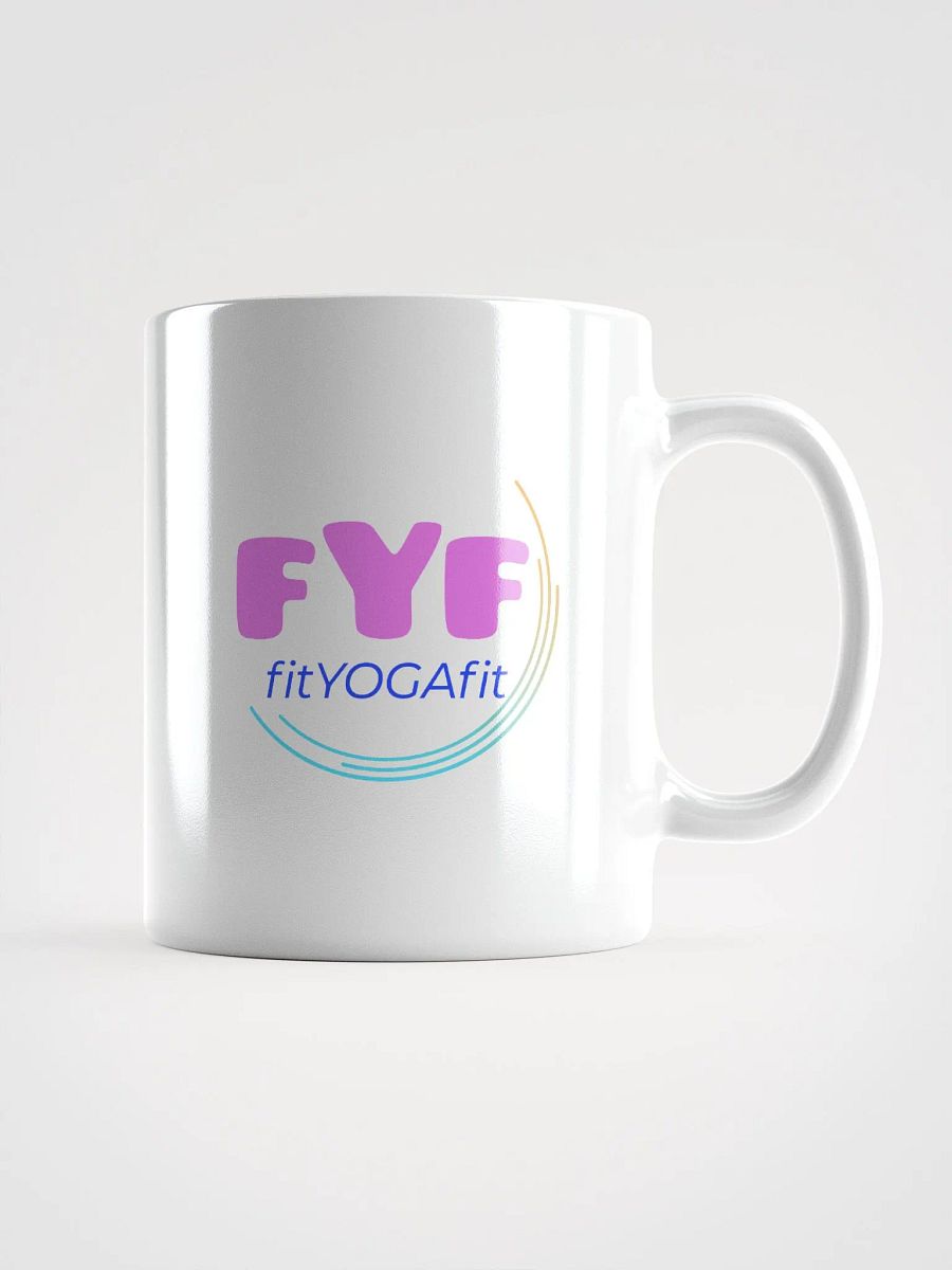 FitYOGAFit Yoga-Inspired White Coffee Mug product image (3)