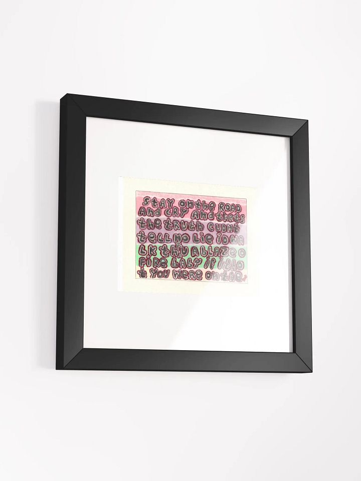 other side Panel Card Print Framed product image (1)
