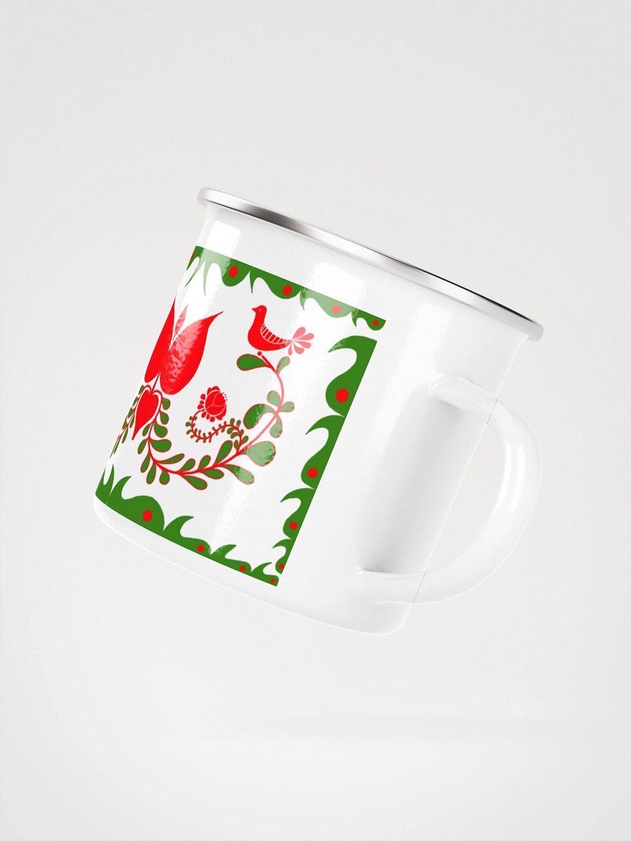 Hungarian Floral Adventure Enamel Mug product image (3)