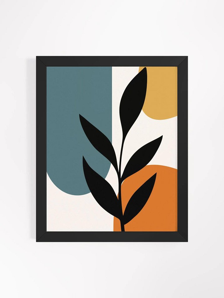Abstract Botanical Silhouette Framed Poster product image (9)