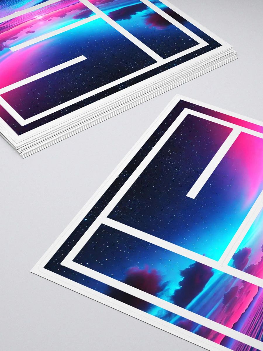 Neon Beach Sticker product image (4)