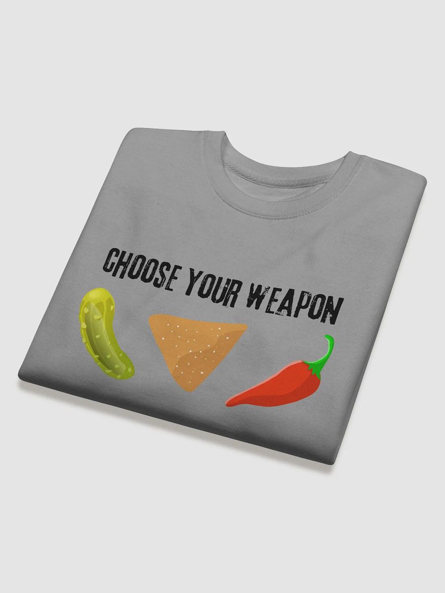 Choose your weapon -Funny Food Fiesta Sweatshirt product image (10)