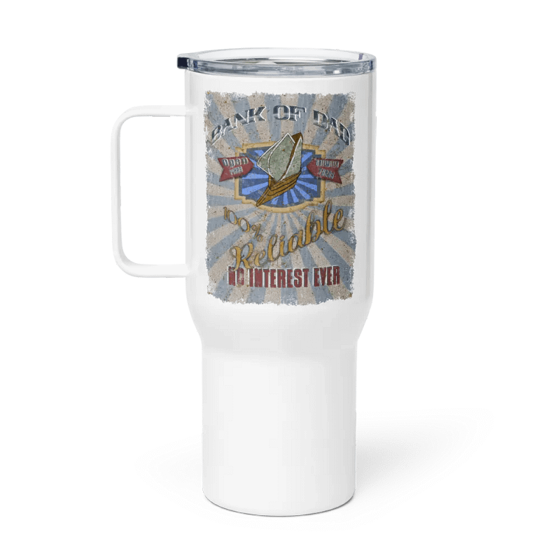 Bank of Dad Handled Mug