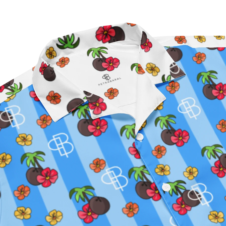 Striped Tropical Island Hawaiian Shirt product image (5)