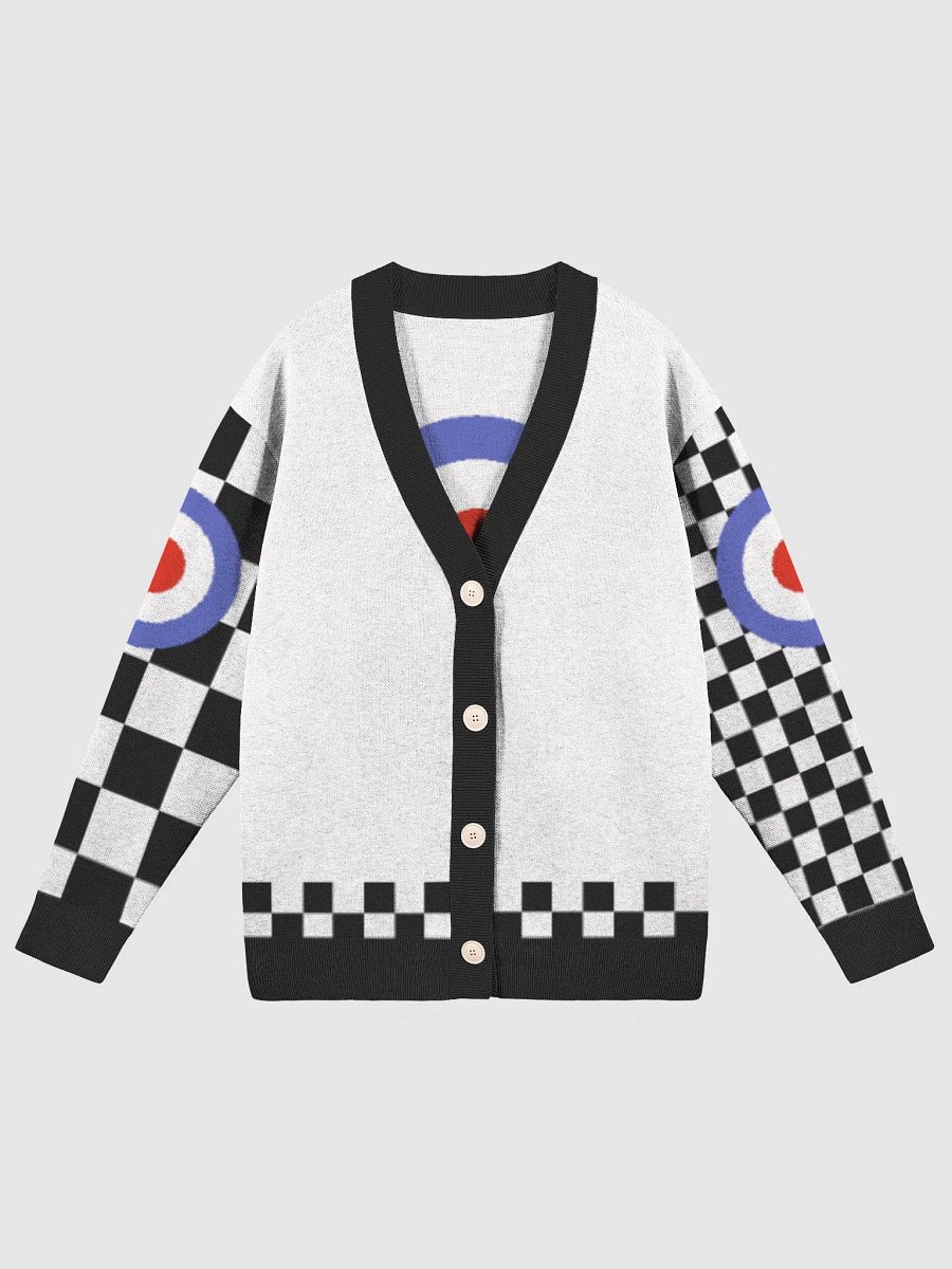 ®ocksteady White Ska Dot Racer Cardigan product image (1)